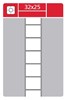 Obrázek Etikety pro termotransferové tiskárny - 32 x 25 mm / 3000 etiket na kotouči