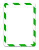 Obrázek Kapsy Magneto bezpečnostní - A4 / zeleno-bílá / 2 ks / magnetické