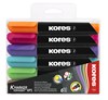 Zobrazit detail produktu - Popisovač Kores K-Marker Permanent - sada 6 ks / kulatý hrot Obrázek Popisovač Kores K-Marker Permanent - sada 6 ks / kulatý hrot