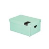 Obrázek Krabice úložná lamino PASTELINI - zelená / 35,5 x 24 x 16 cm