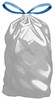 Obrázek Pytle do koše Wimex stahovací - 50x60cm / 30l / 20ks / transparentní