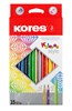 Zobrazit detail produktu - Pastelky Kores Kolores Style trojhranné / 15 barev Obrázek Pastelky Kores Kolores Style trojhranné / 15 barev