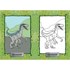 Obrázek Omalovánky A5 - Dinosauři