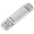 Obrázek Flash Pen Laeta twin - stříbrná / 128 GB /  USB 3.1