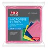 Obrázek Utěrka z mikrovlákna PRO service na sklo 4 ks - 30 x 30 cm / mix barev