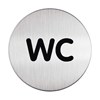 Zobrazit detail produktu - Piktrogram nerez Durable - WC / Ø 83 mm Obrázek Piktrogram nerez Durable - WC / Ø 83 mm